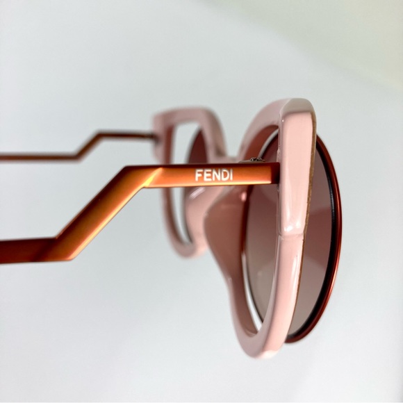 NWT Fendi FF 0137/S 0NUG Orange/Pink Glitter Cat Eye Sunglasses main image 15